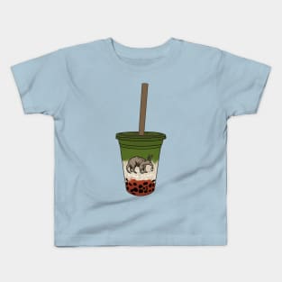 Boba Guys - Strawberry Mactha Kids T-Shirt